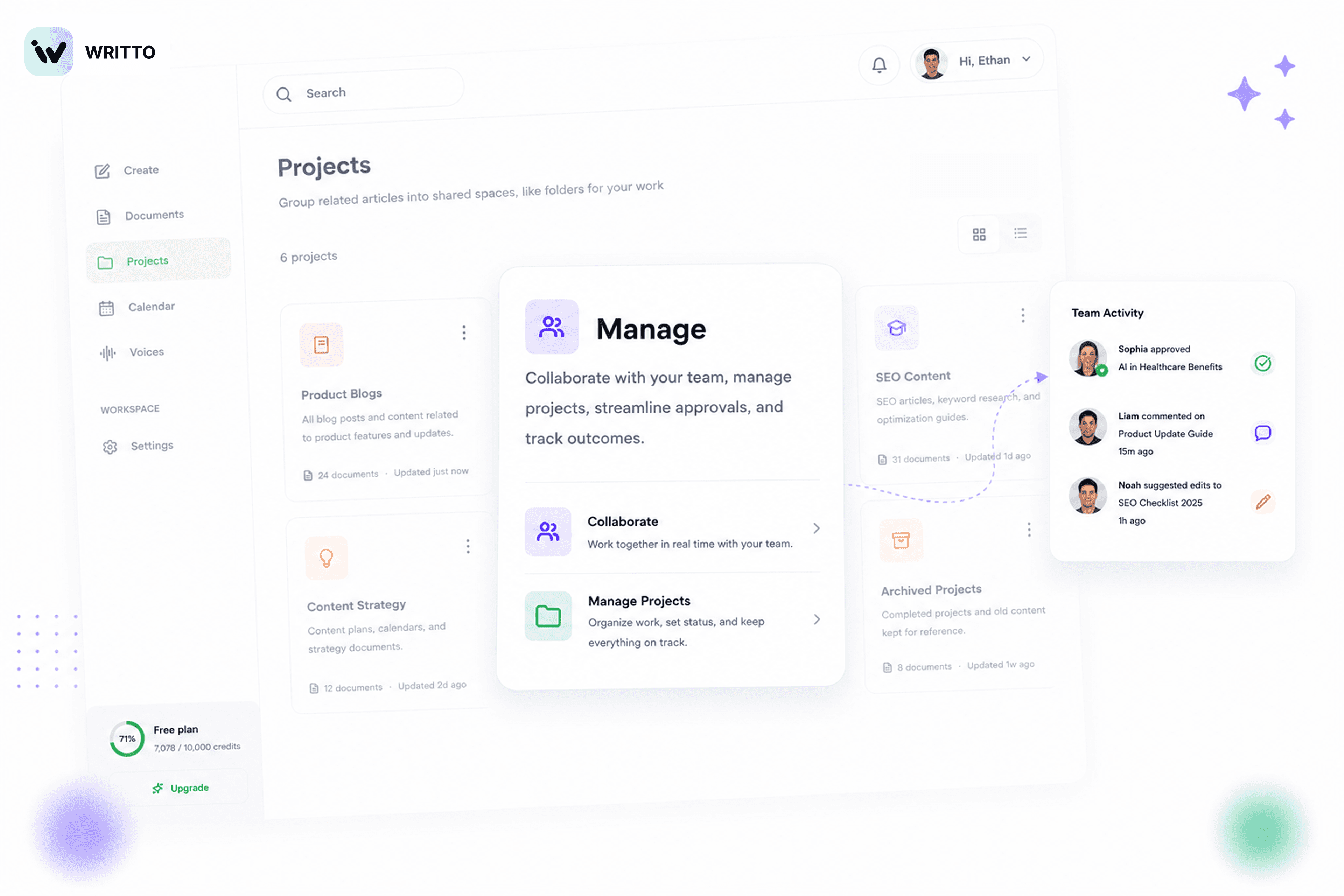 Writto Project Management
